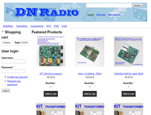 Tablet Screenshot of dn-radio.com